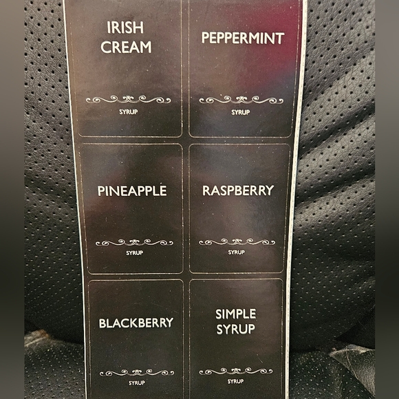 Syrup Label Stickers Set - Picture 3 of 12